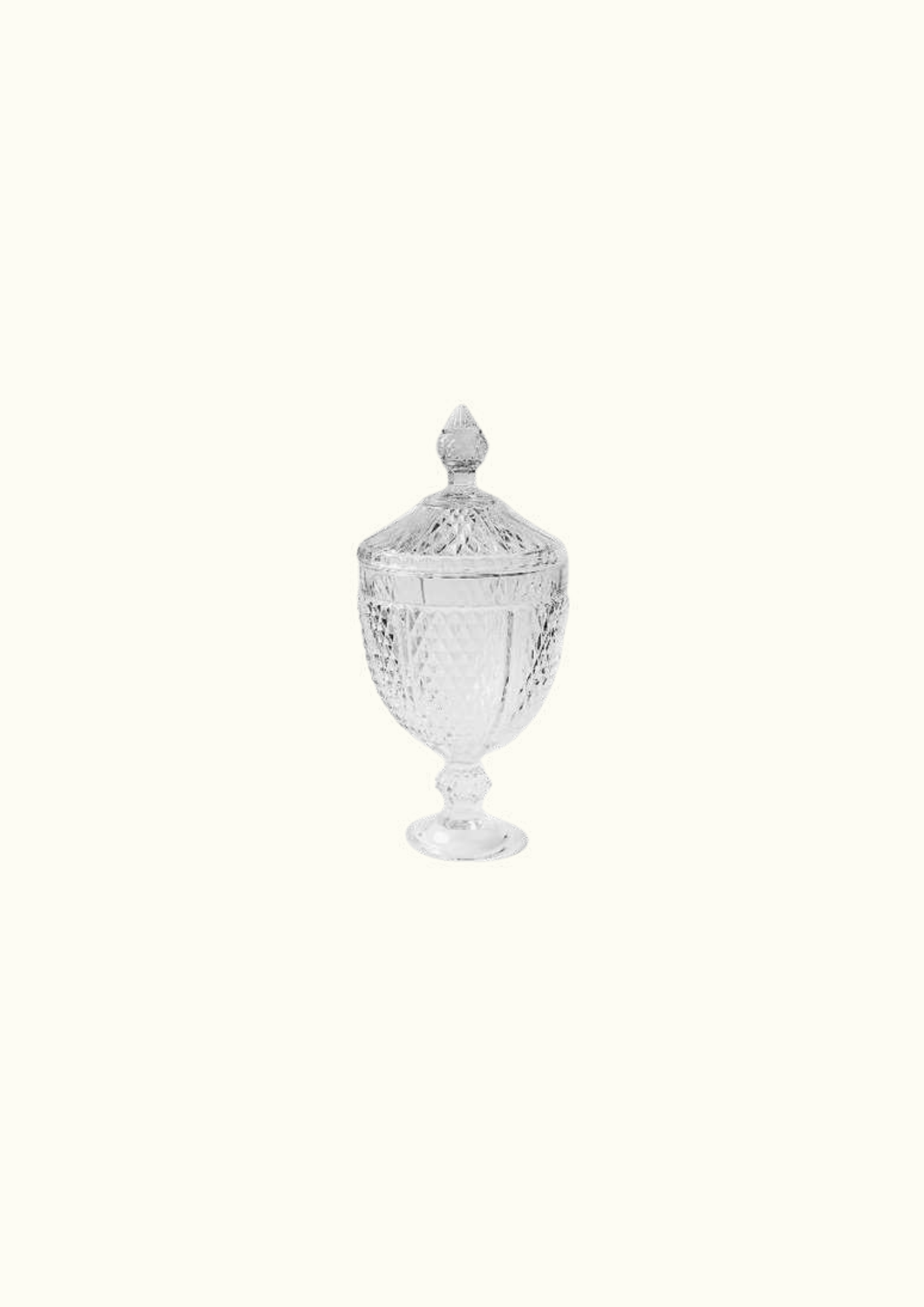 Carved glass candy