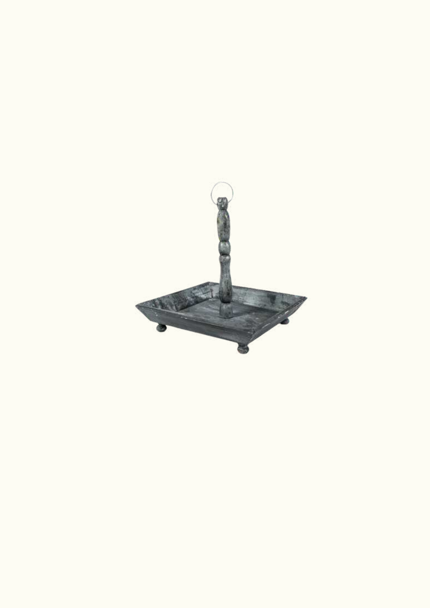 Wooden standing shelf
