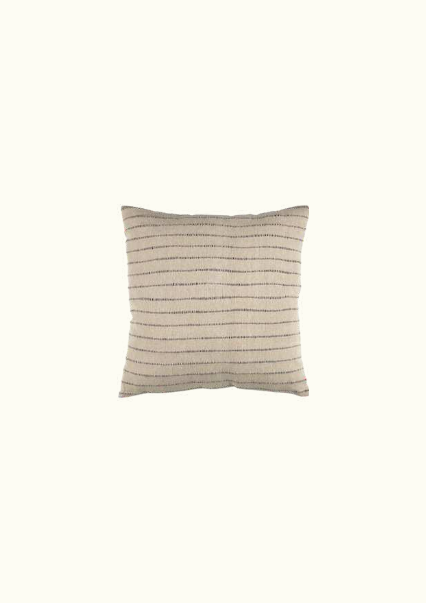 Beige stripe pillow
