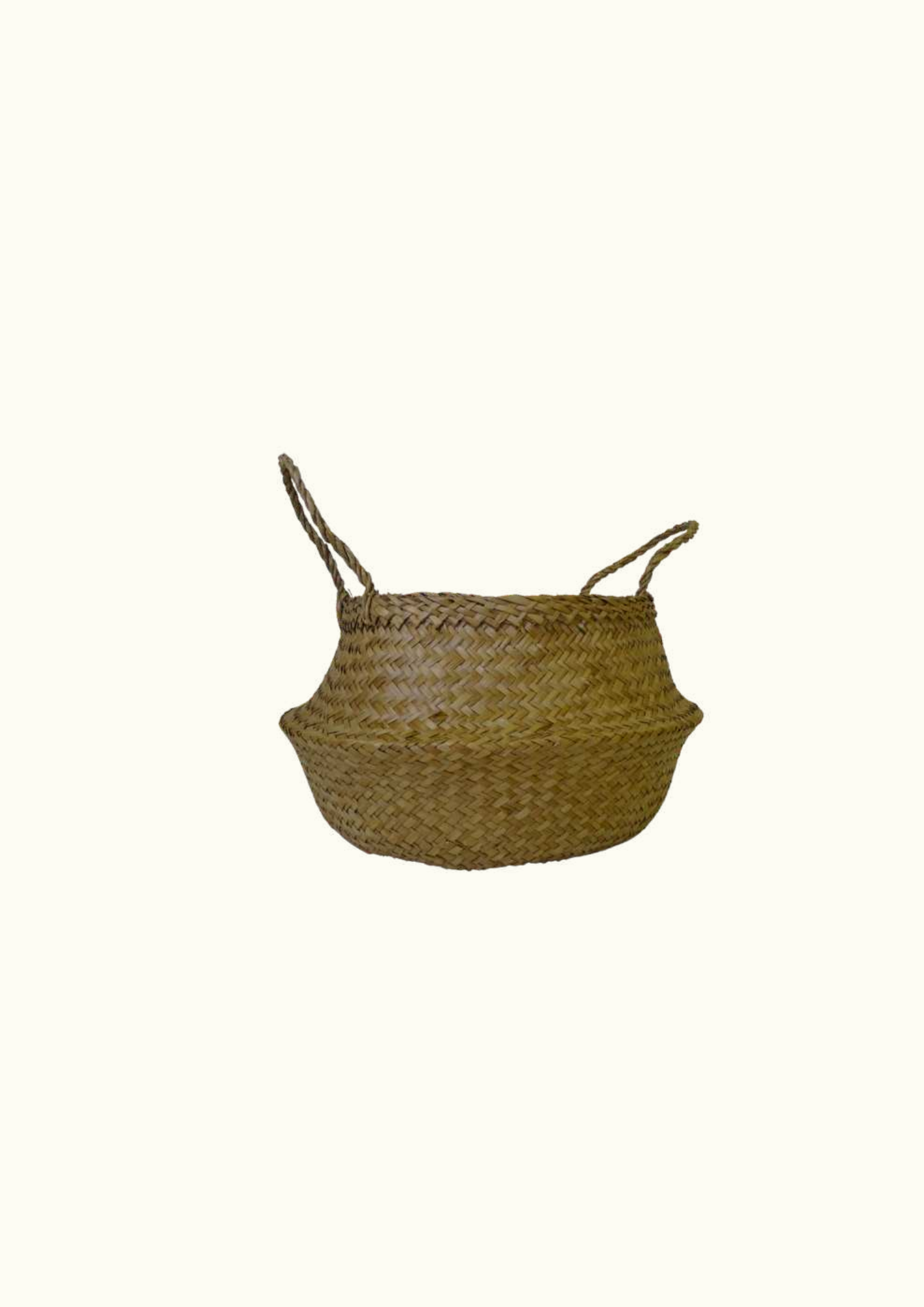 Rattan basket with handles 2
