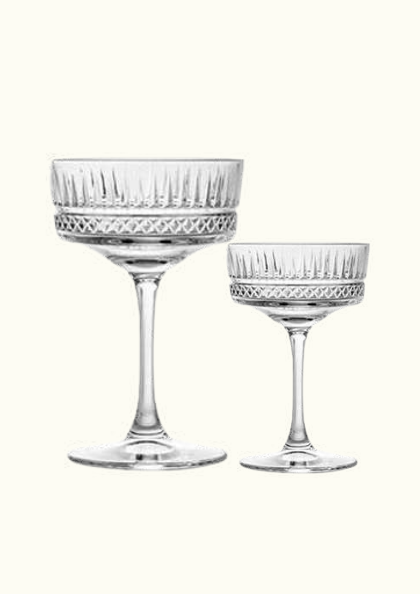 Crystal glasses on a stand 2
