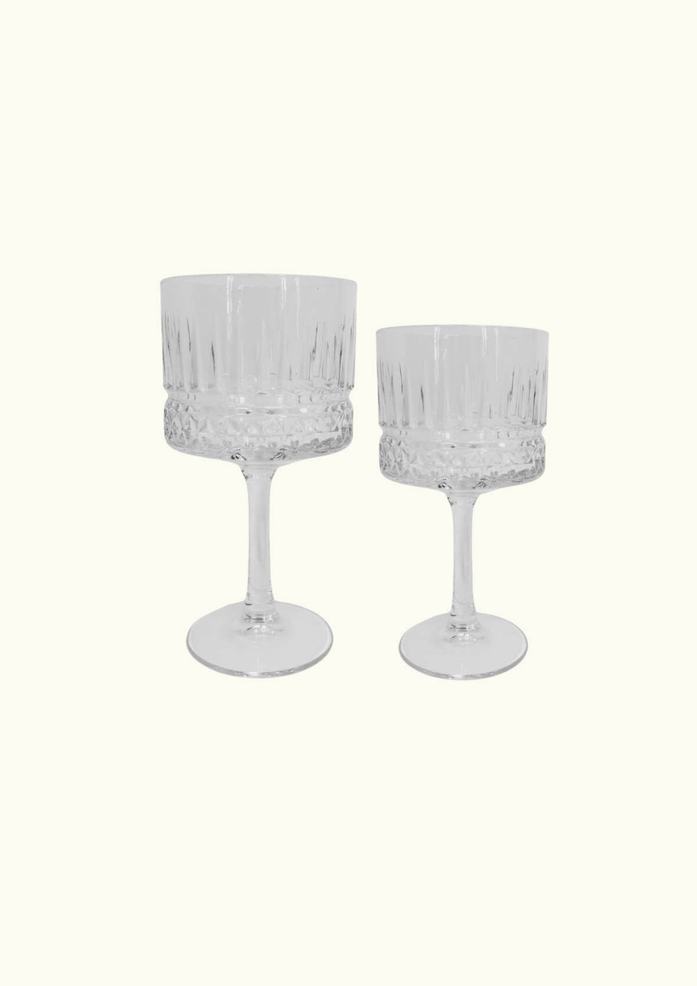Crystal glasses