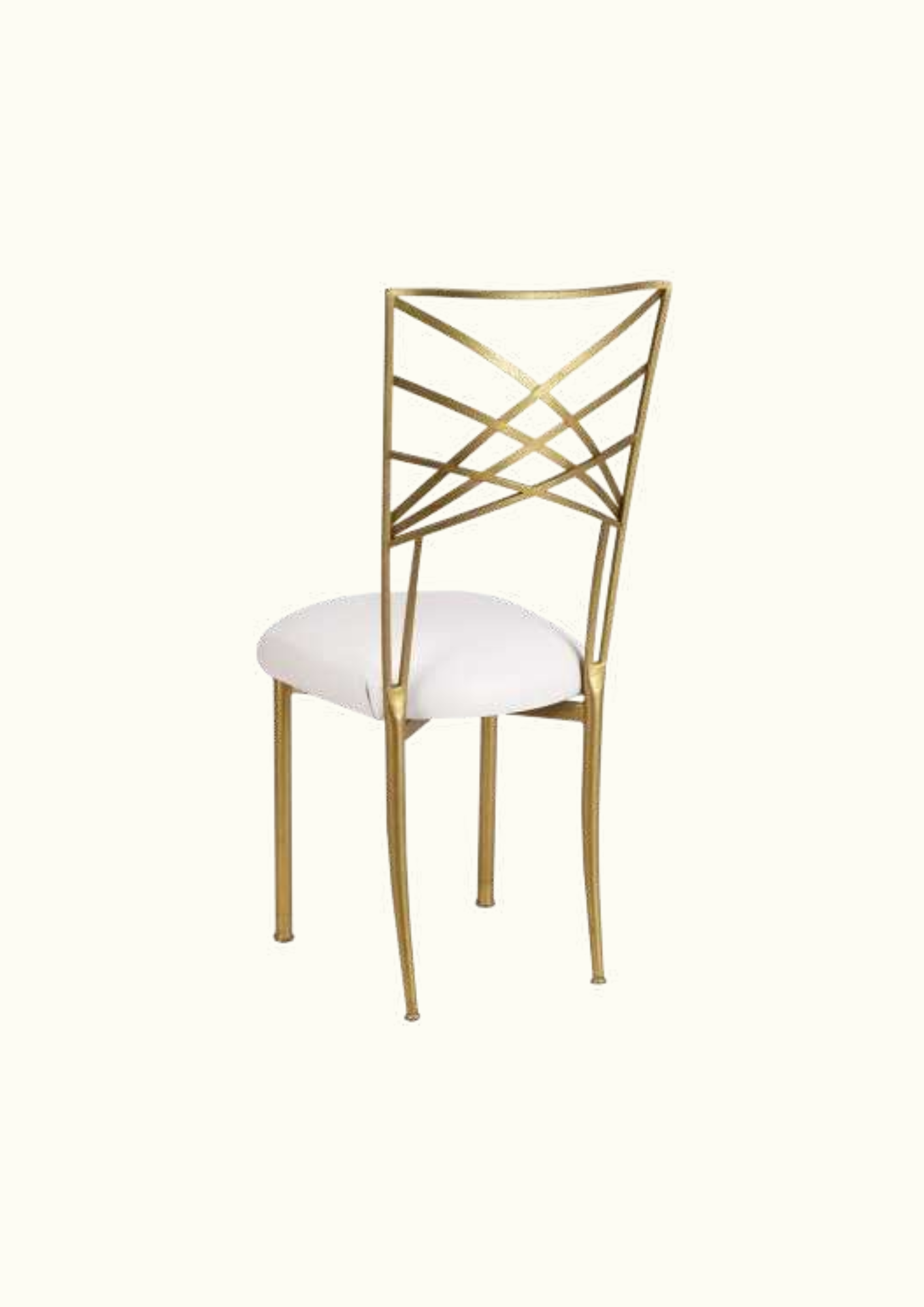 Metal gold stolica