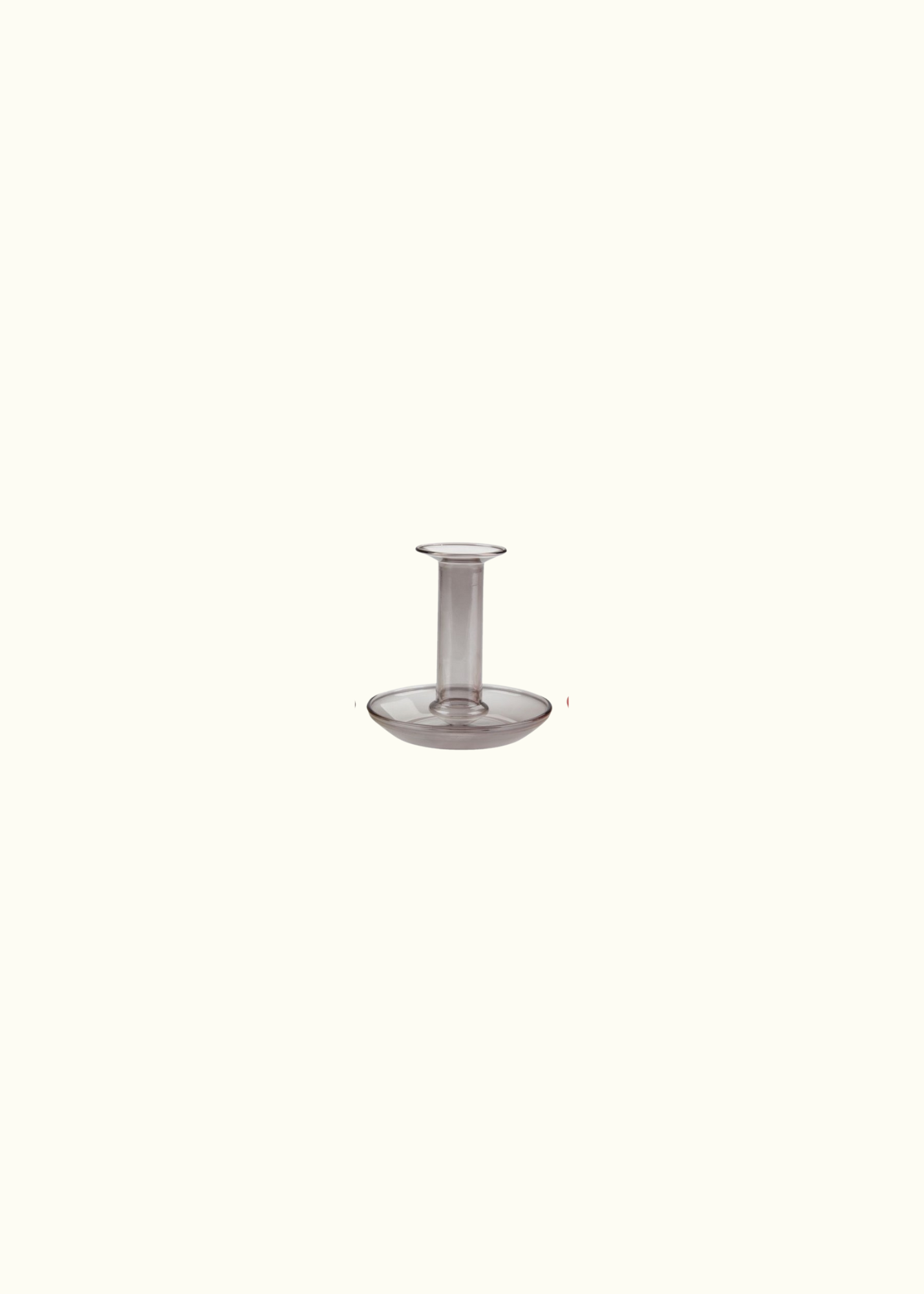 Small glass candlestick