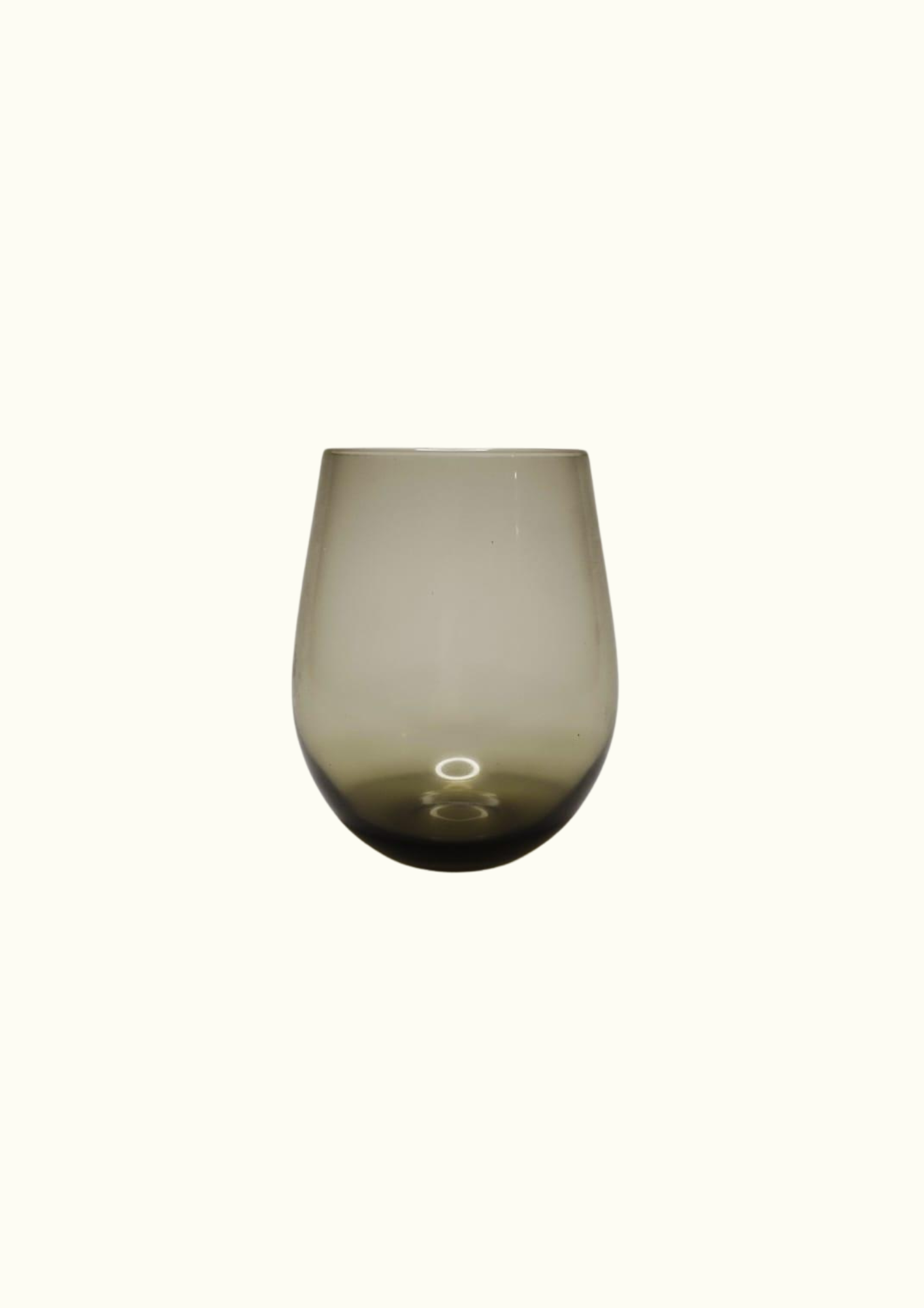 Dark wine and watter glasses