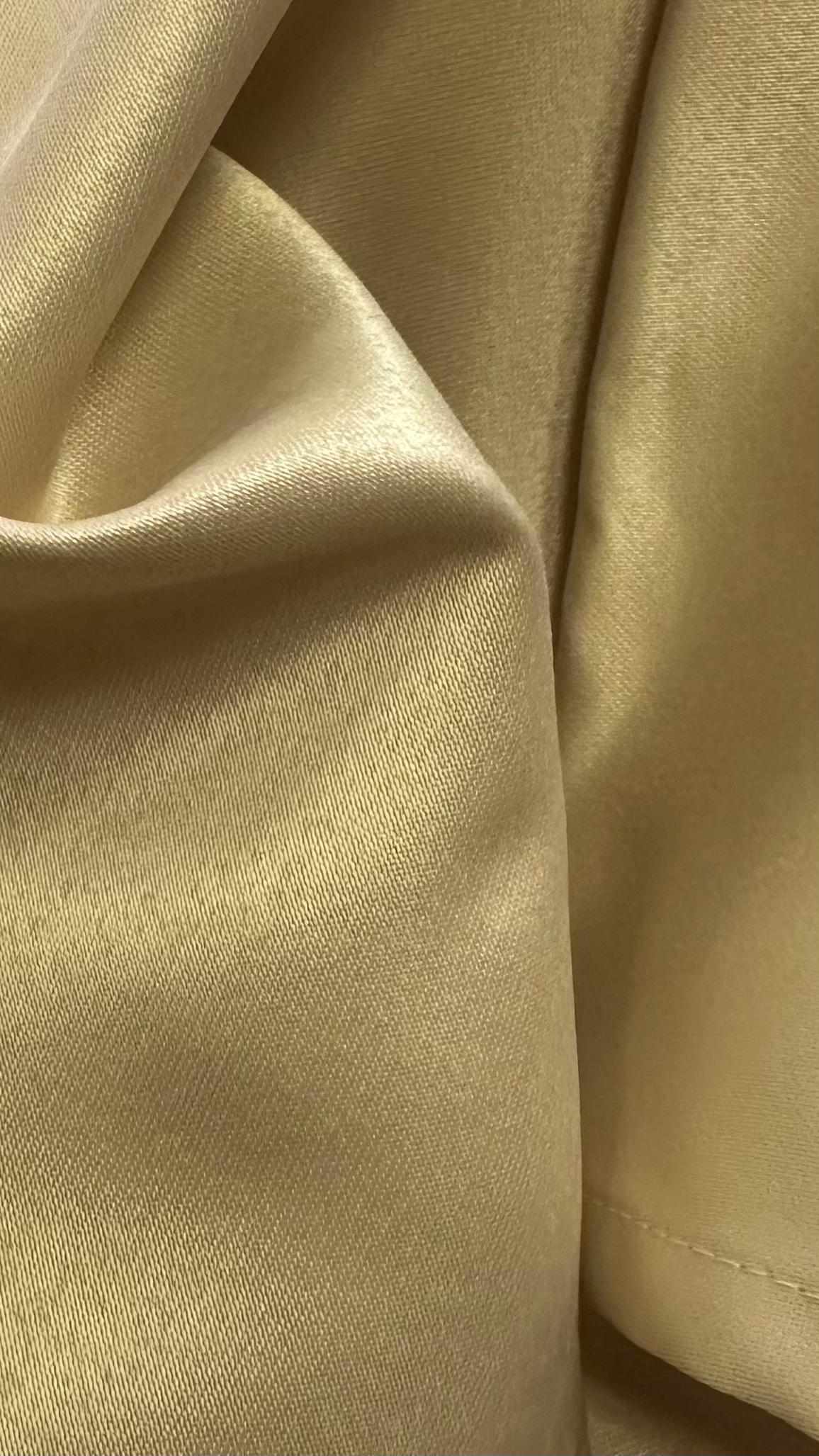 Cream satin napkin