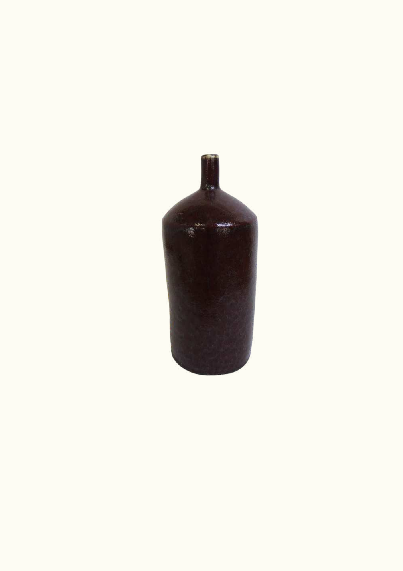 Tall brown vase