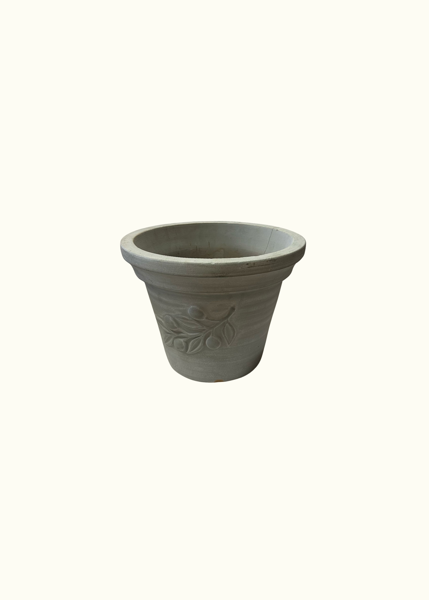 Gray stone jar