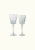 Crystal glasses on a stand - 3 dcl