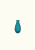 Glass vase with ribbed texture - Blue Glass vase with ribbed texture - Blue