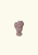 Vaza poprsje / glava - Pink - 25 cm