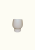White ceramic vase on the stand - Small White ceramic vase on the stand - Small