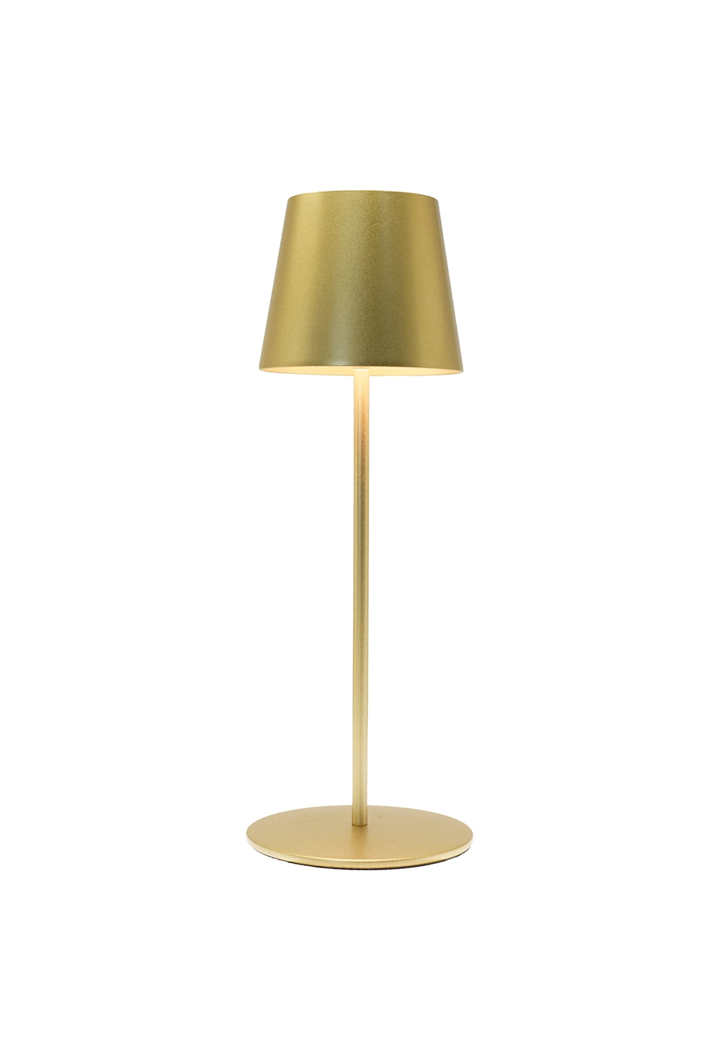 Zlatna LED bežićna lampa