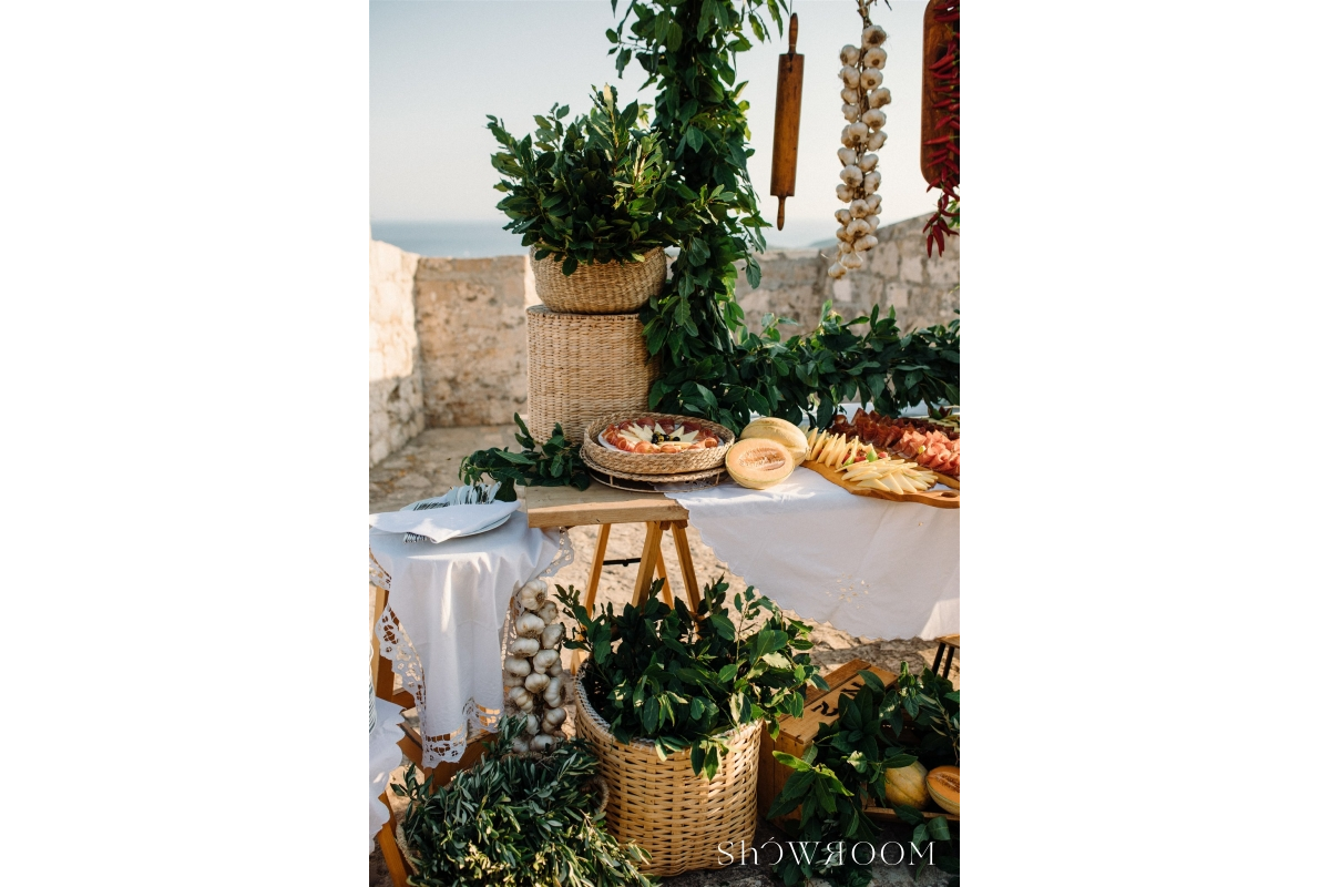 Mediterranean wedding at the Spanish fortress on Hvar