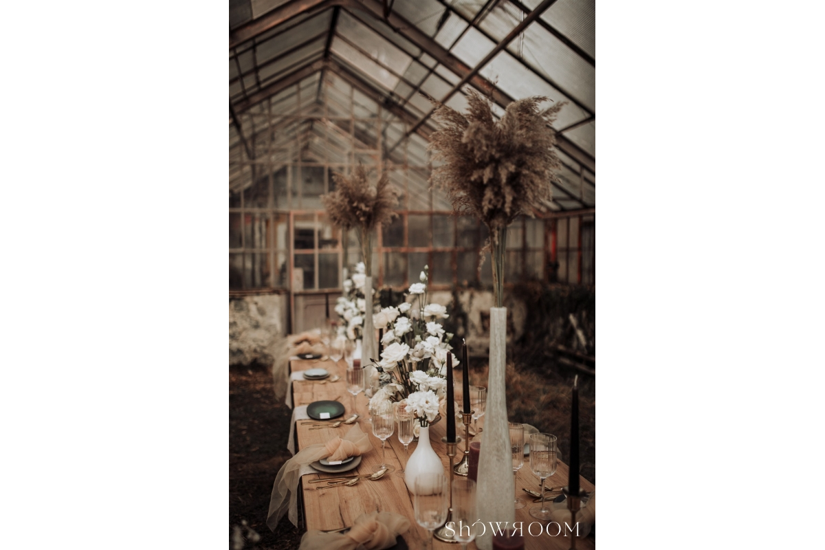 A small wedding in a Greenhouse
