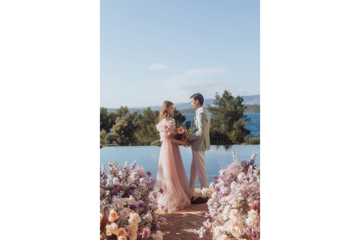 A colorful wedding in Maslina mindful luxury resort Mediterranean
